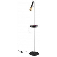 Торшер с полкой odeon light mehari 4240-1f